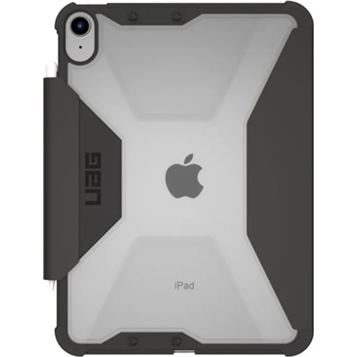 UAG Plyo Case für Apple iPad 10.9 (10. Generation 2022) Hülle mit Apple Pencil Halterung, Wake/Sleep Unterstützung, Fallschutz nach US-Militärstandard, Standfunktion, schwarz