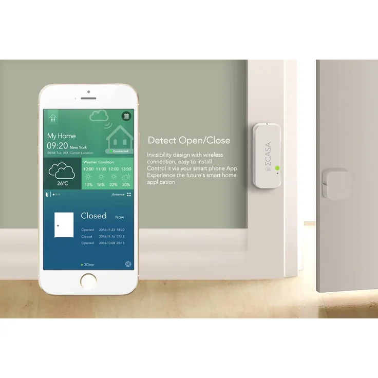 Ecasa Sigma Casa Home Control Smart Door Sensor Tür-Fensterster – Bild 4