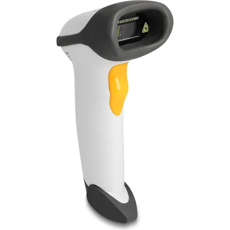 Delock USB Barcode Scanner 1D mit Anschlusskabel und Halterung