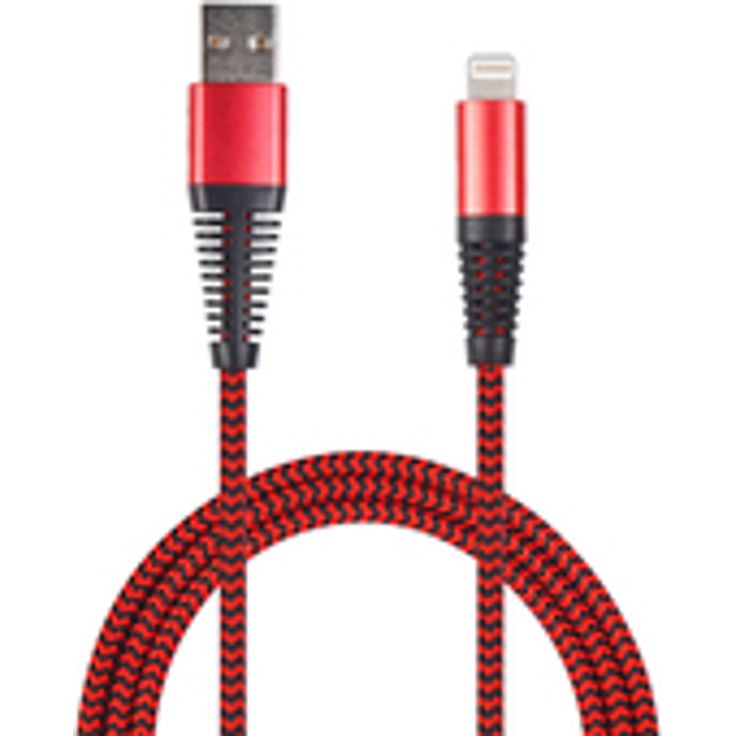 2GO USB Datenkabel rot 100cm für Apple 8-Pin