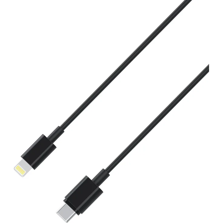 XLayer PREMIUM USB-C auf Lightning Kabel MFI-zertifiziert Schwarz 1 m (schwarz)