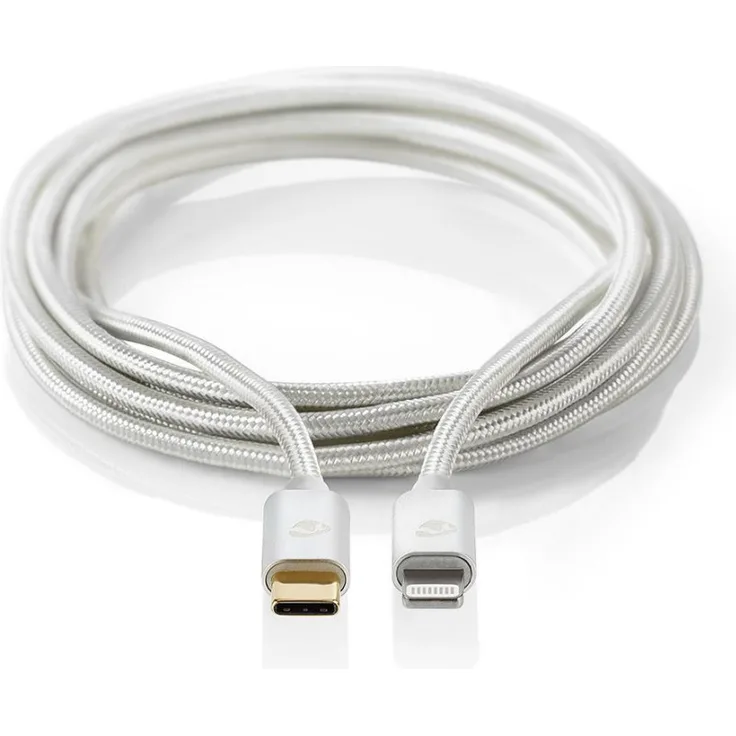 Nedis USB-Kabel USB 2.0 Apple Lightning 8-Pin USB-Typ-C Stecker 480 Mb