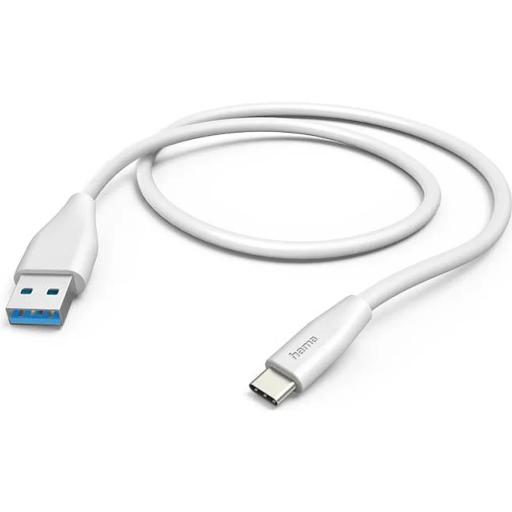 Hama Ladekabel USB-A USB-C, 1,5 m, Weiß – Bild 1