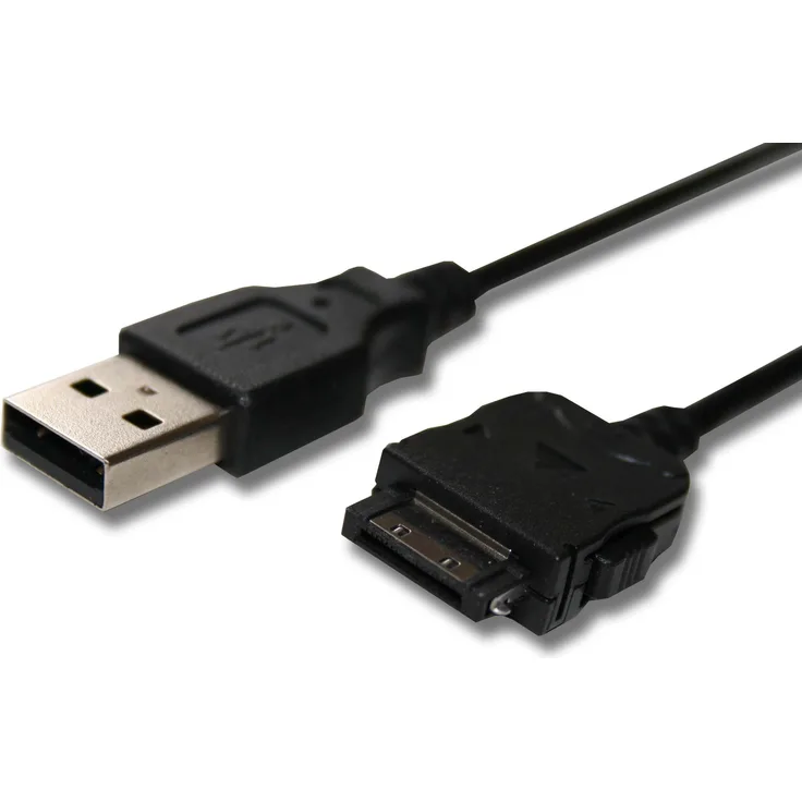 VHBW USB Datenkabel (Typ A auf MP3 Player) Ladekabel 100cm kompatibel mit Archos 404, 405, 504, 604, 605, 704 Wifi, TV, Wifi MP3 Player