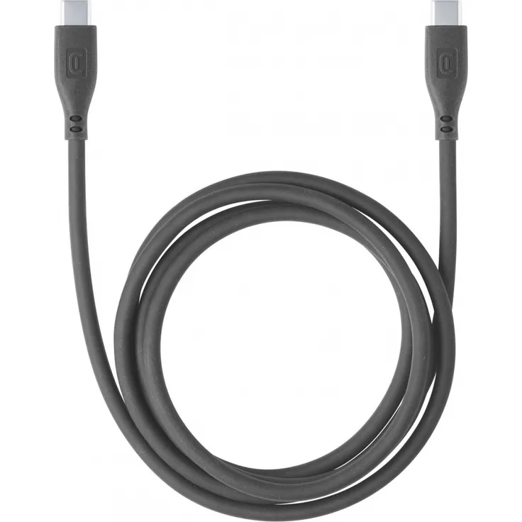 Cellularline Lade- und Datenkabel Soft 120cm USB Type-C auf Type-C black USBDATASOFTC2CK