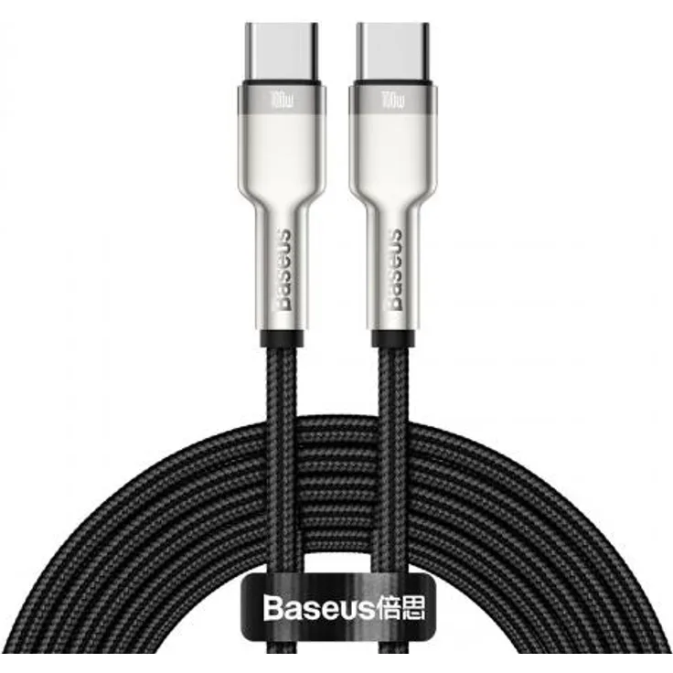 Baseus Cafule USB Type C Kabel, C Stecker C Stecker, 100W, schwarz, 2m