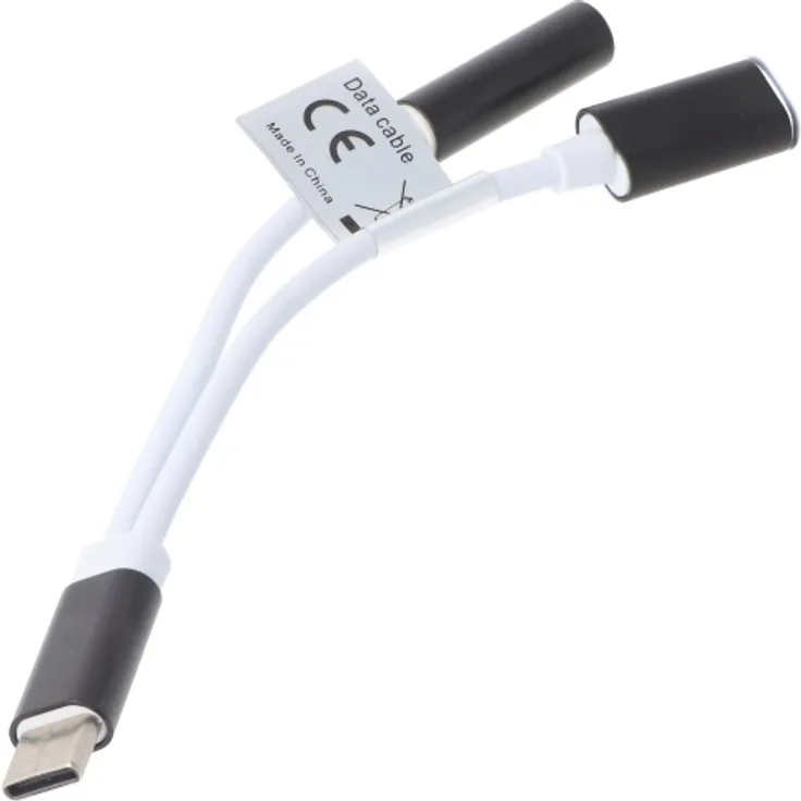 AccuCell 2IN1 AUDIO-ADAPTER USB TYPE C USB-C auf 3,5MM STEREO KABEL UND LADEANSCHLUSS