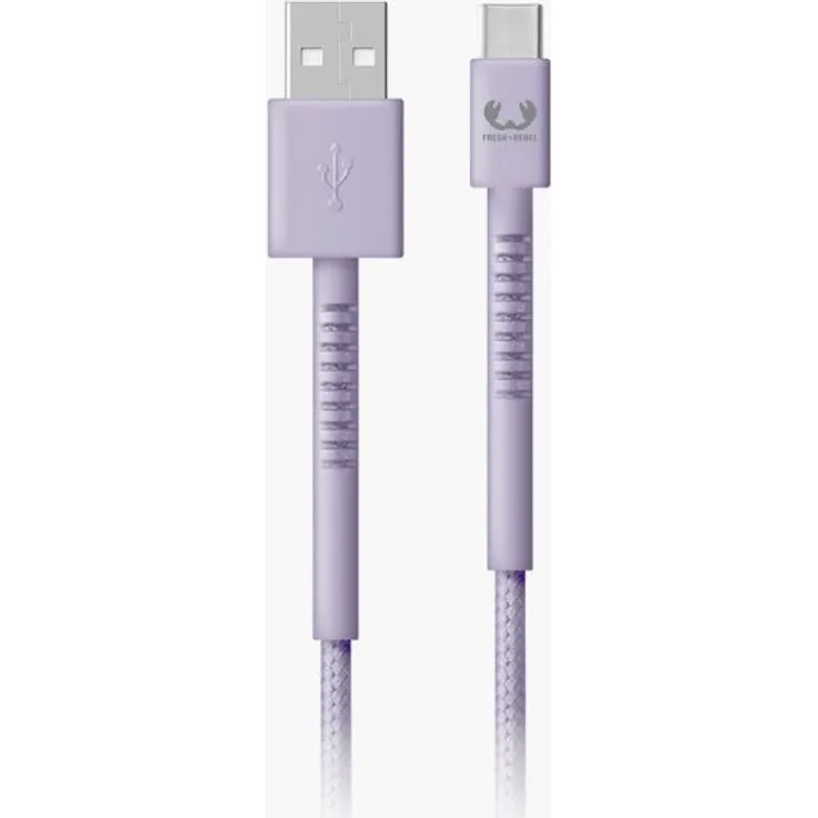 Fresh 'n Rebel 2UCC200DL, 2 m, USB A, USB C, Lila