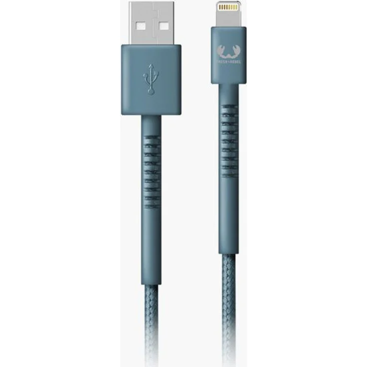 Fresh 'n Rebel 2ULC200DB, 2 m, USB A, Lightning, Blau