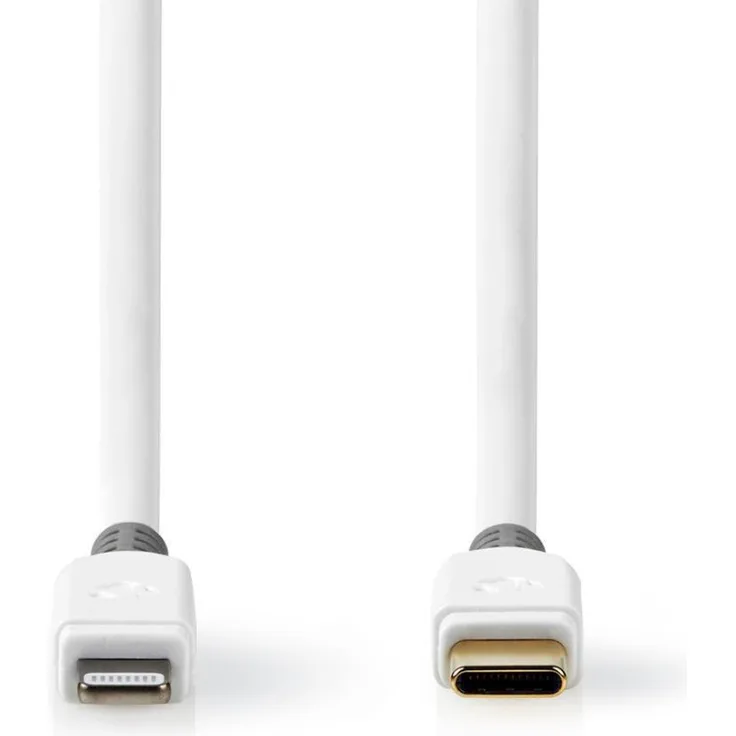 Nedis USB-Kabel USB 2.0 Apple Lightning 8-Pin USB-Typ-C Stecker 480 Mb