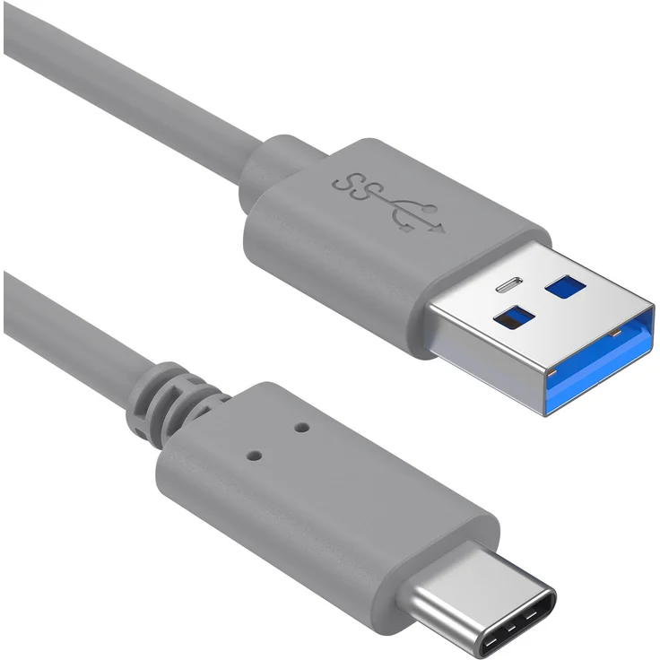 Slabo Ladekabel USB-C für iPad Pro 11" (3. 5. Gen. | 2018 2021) | iPad Pro 12,9" (3. 5. Gen. | 2018 2021) Datenkabel Verbindungskabel Sync-Kabel GRAU | GREY – Bild 1