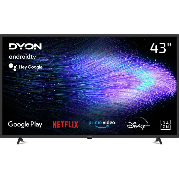 DYON Smart 43 AD-2 108 cm (43 Zoll) LED Smart TV (FUll HD, kein HDR, Edge LED) HD-Triple-Tuner (Satellit, Antenne, Kabel) Modelljahr Energieklasse G ()