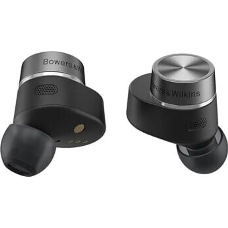 Bowers & Wilkins Pi7-S2 Satin Black, True-Wireless In-Ear-Kopfhörer, Active Noise-Cancelling, Mikrofon, Hi-Res-Audio, schwarz