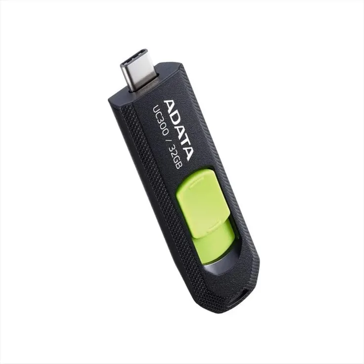 ADATA USB 32GB UC300 bkgn 3.2 USB Typ C Interface USB 3.2 Gen 1 (ACHO-UC300-32G-RBKGN)