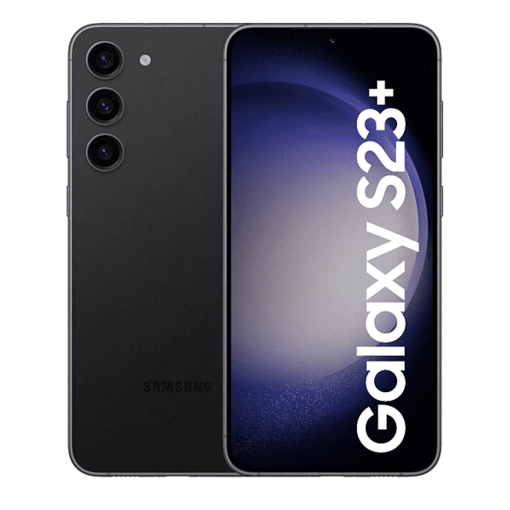 Samsung Galaxy S23 Plus 5G Smartphone 16,65 cm (6,6 Zoll) AMOLED-Display, 256 GB interner Speicher, 8 GB RAM, Dual-SIM, Android, Phantom Black