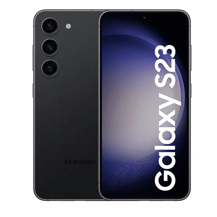 Samsung Galaxy S23 5G Smartphone 15,39 cm (6,1 Zoll) AMOLED-Display, 128 GB interner Speicher, 8 GB RAM, Dual-SIM, Android, Phantom Black