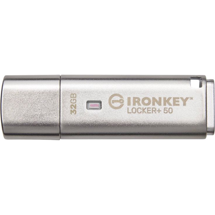 Kingston IronKey Locker+ 50 - USB-Flash-Laufwerk 32 GB (IKLP50/32GB)
