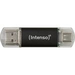 Intenso Twist Line - USB-Flash-Laufwerk - 64GB - USB 3.2 Gen 1 - USB-C - Anthrazit (3539490)