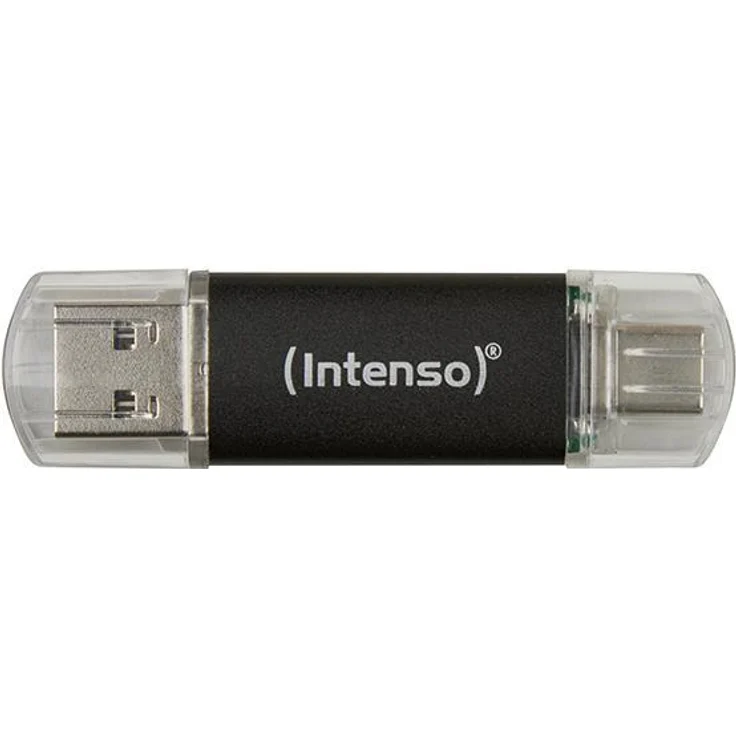 Intenso Twist Line - USB-Flash-Laufwerk - 64GB - USB 3.2 Gen 1 - USB-C - Anthrazit (3539490) – Bild 1