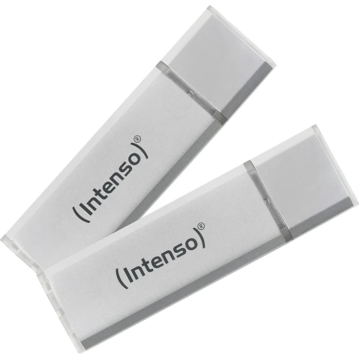 Intenso Ultra Line - 2x 32GB Speicherstick - USB 3.2 Gen 1x1, silber (?3531482) – Bild 1