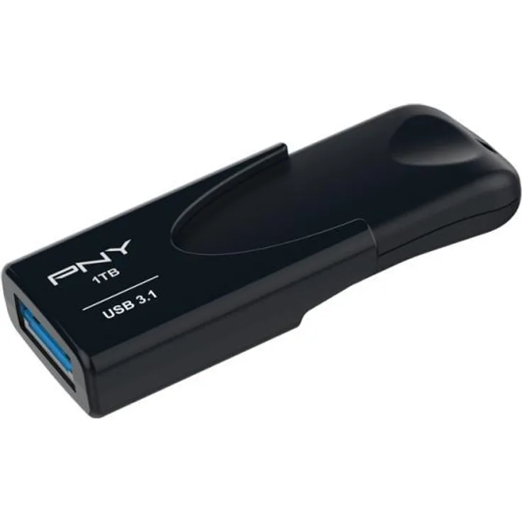 PNY Attache 4 USB-Stick 1000 GB USB Typ-A 3.2 Gen 1 (3.1 Gen 1) Schwarz (FD1TBATT431KK-EF)