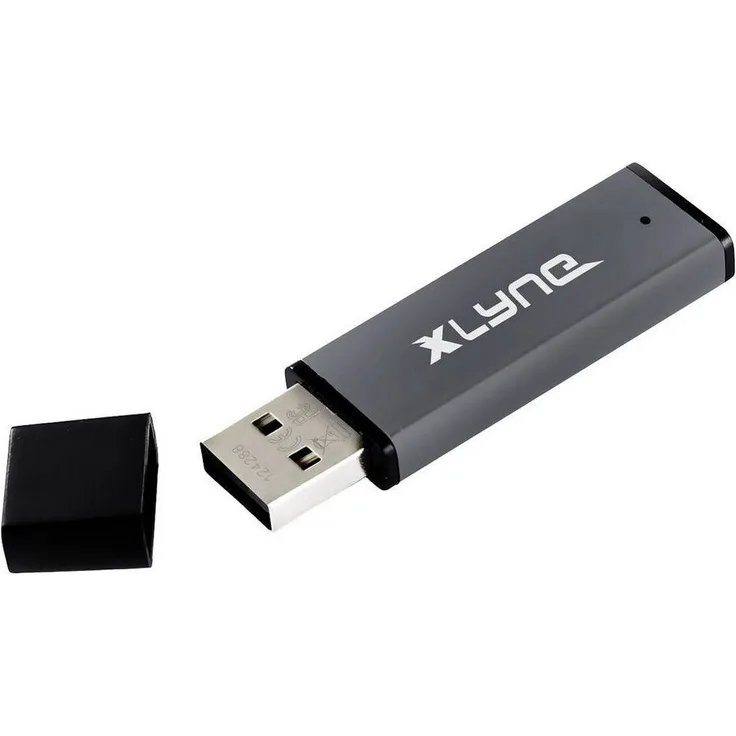 Xlyne ALU USB-Stick 64 GB Aluminium Grau 177569-2 USB 2.0 (177569-2)