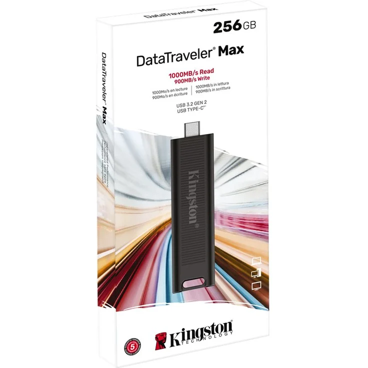 Kingston DataTraveler Max - USB-Flash-Laufwerk - 256GB - USB-C 3.2 Gen 2 (DTMAX-256GB) – Bild 4
