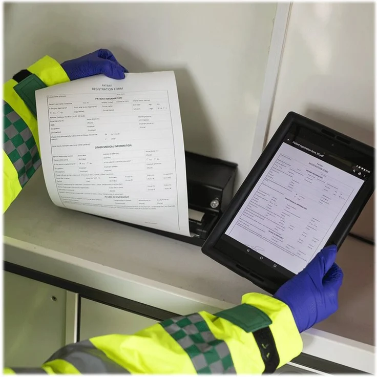 Brother PocketJet 8 PJ-863 - Drucker - s-w - Thermodirekt – Bild 2