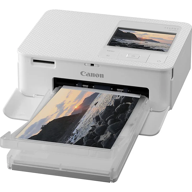 Canon Selphy CP1500 weiß Fotodrucker (5540C003) – Bild 2