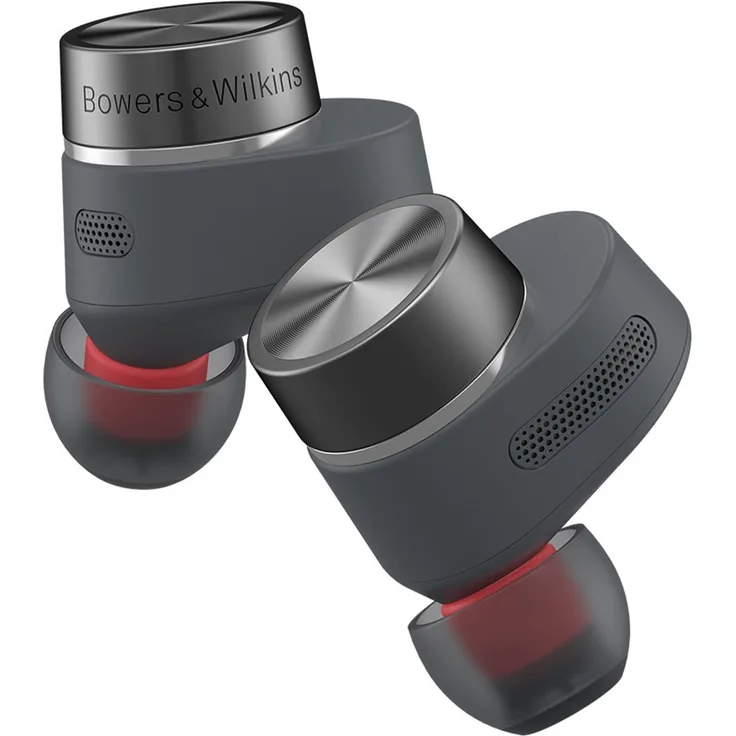 Bowers & Wilkins Pi5-S2 Stormy Grey, True-Wireless In-Ear-Kopfhörer, Active Noise-Cancelling, Mikrofon, grau