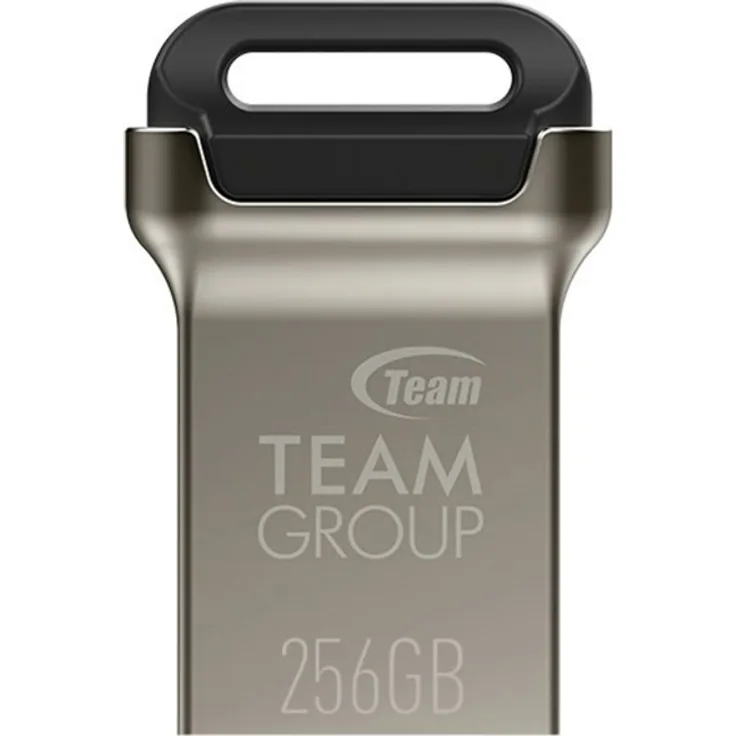 Team Group C162 256 GB USB-Stick, silber-schwarz, USB-A 3.2 Gen 1 (TC1623256GB01)