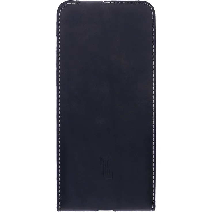 BURKLEY Flip Case für Samsung Galaxy S20 Ultra Leder Handyhülle Klapphülle mit Kartenfach, schwarz