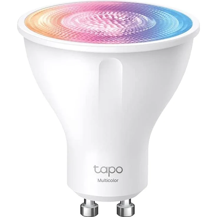 TP-Link Tapo L630 Smarte WLAN Glühbirne GU10, Energie sparen, 3,5 W (entspricht 50 W), mehrfarbige dimmbare Alexa smarte Lampe, Smart Home Alexa Zubehör, 16 Mio. Farben, weiß (184500693) – Bild 1