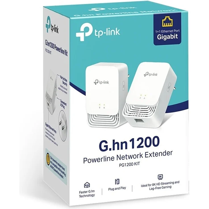 TP-Link PG1200 KIT G.hn1200 Powerline 2er Kit PowerLAN-Adapter (PG1200 KIT) – Bild 2