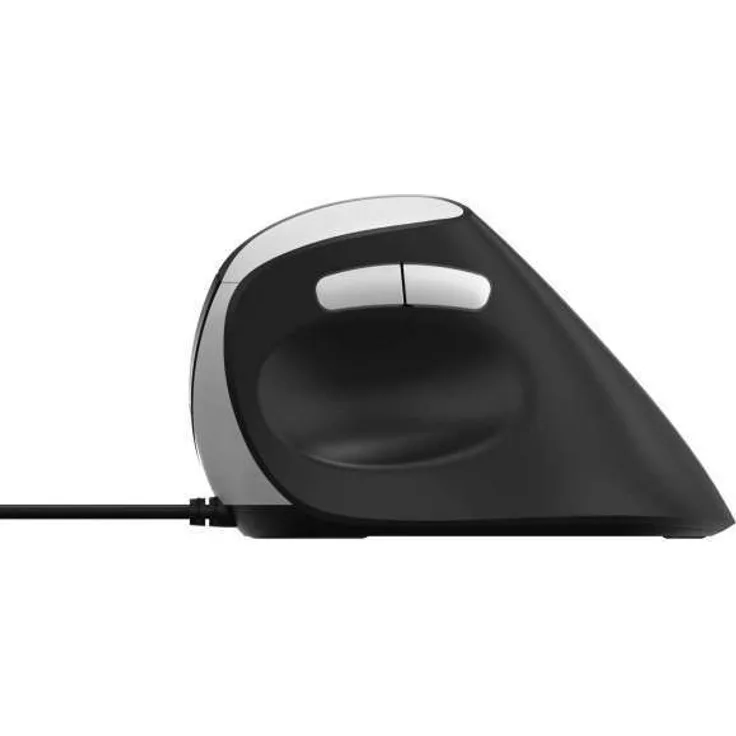 EV200 1600 DPI Büro Maus Optisch (Schwarz, Silber)