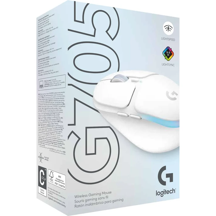 LOGITECH G705 kabellose Gaming Maus weiß (910-006367) – Bild 4