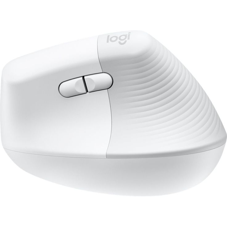Logitech Lift for Mac - Vertikale Maus - ergonomisch - optisch - 6 Tasten - kabellos - Bluetooth - Logitech Logi Bolt USB-Receiver - Off-White (910-006477) – Bild 4