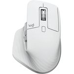 Logitech Master Series MX Master 3S for Mac - Maus - ergonomisch - optisch - 7 Tasten - kabellos - Bluetooth, 2,4 GHz - Logitech Logi Bolt USB-Receiver - Pale Gray (910-006572)