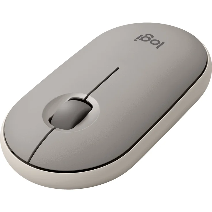 Logitech Pebble M350 - Maus (Beige) (910-006751) – Bild 3
