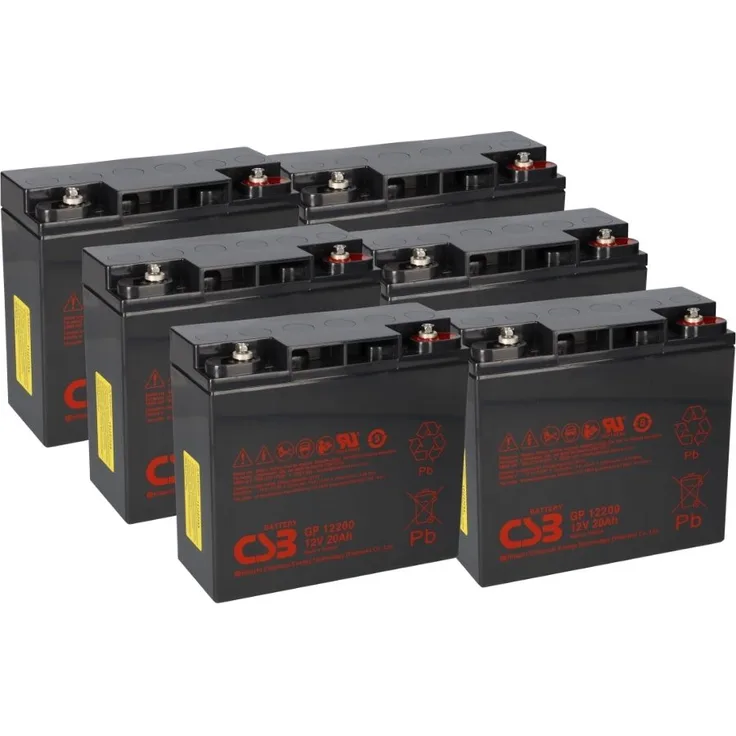 5x Akku Batterie 12V 20Ah kompatibel Elektroroller E-SCOOTER 60V SXT Viper