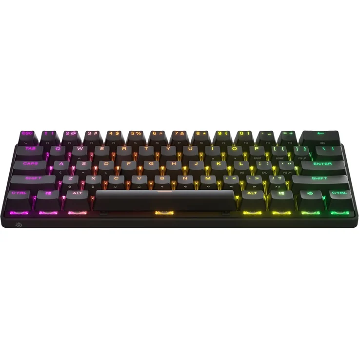 SteelSeries Apex Pro Mini Wireless, Gaming-Tastatur, USB-Dongle QWERTZ, schwarz – Bild 1