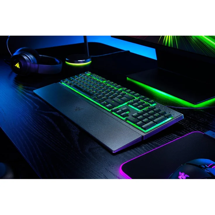 Razer Ornata V3 X, Gaming-Tastatur, USB QWERTZ, schwarz (RZ03-04470400-R3G1) – Bild 3