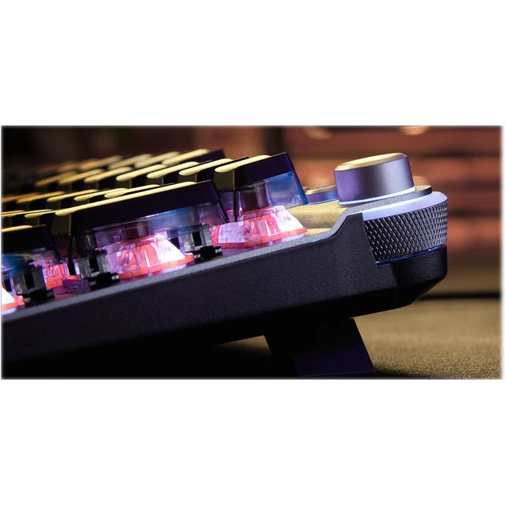 MSI Vigor GK71 Sonic, Gaming-Tastatur, USB, MSI Sonic Red, QWERTY, silber, schwarz (S11-04DE232-CLA) – Bild 8