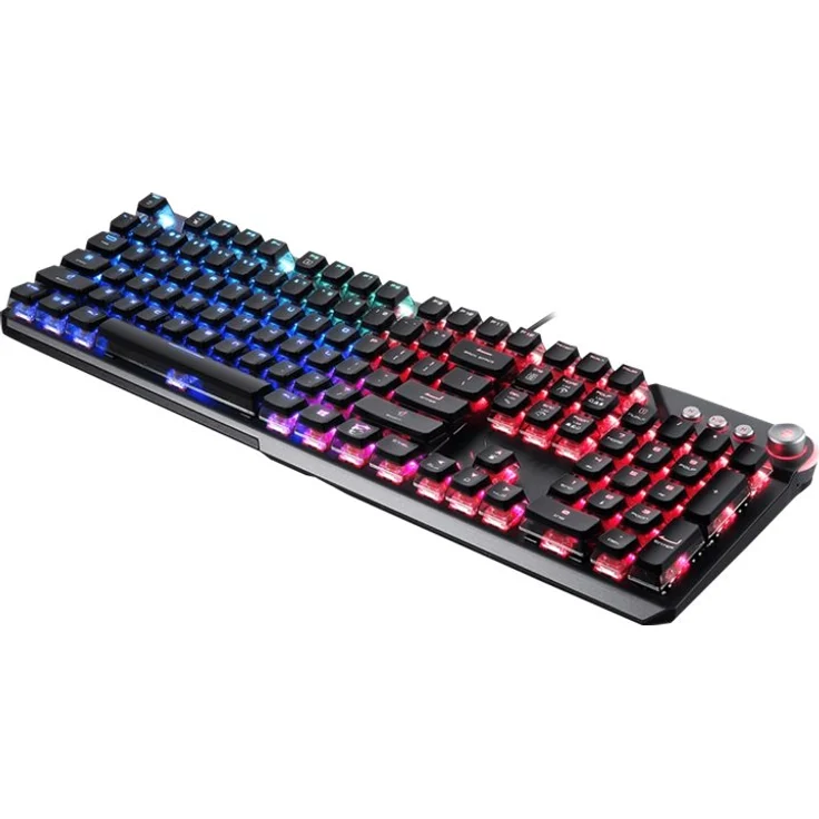 MSI Vigor GK71 Sonic, Gaming-Tastatur, USB, MSI Sonic Red, QWERTY, silber, schwarz (S11-04DE232-CLA) – Bild 3