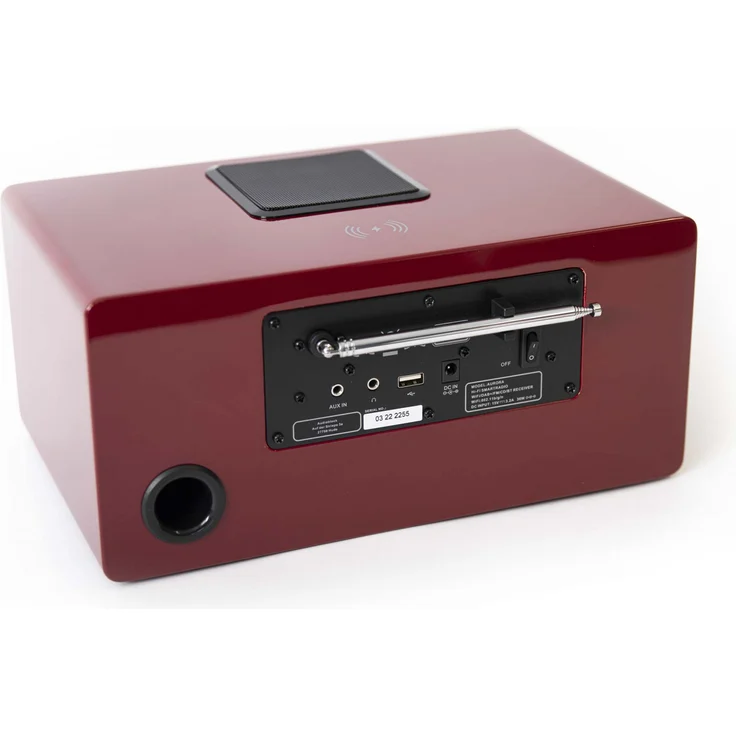 Audioblock Block Aurora SR-50 Tischradio, 36 Watt, rot - Preisvergleich – Bild 2