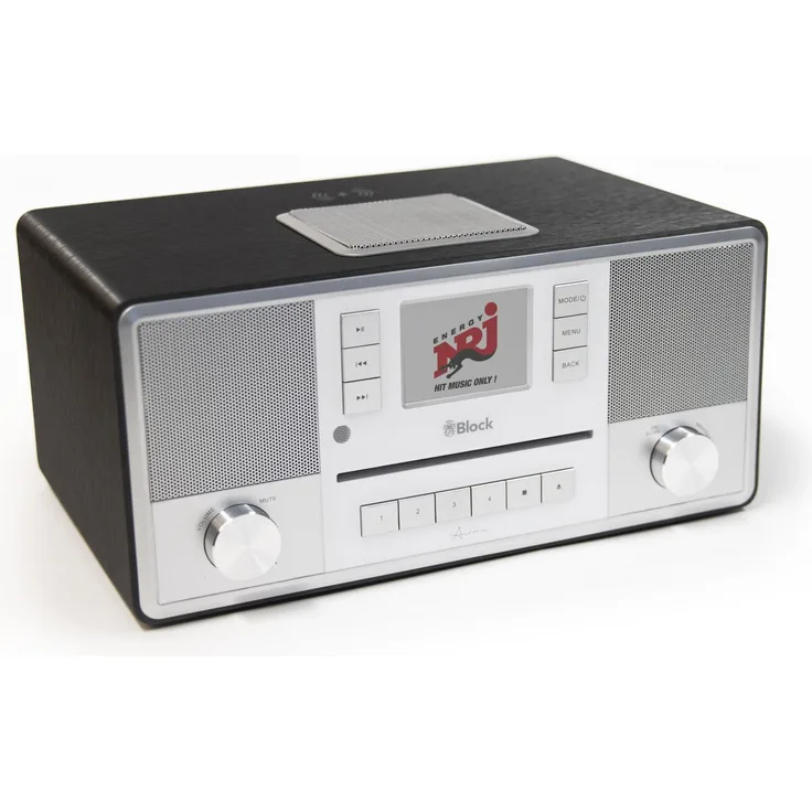 Audioblock Block Aurora SR-50 Tischradio, 36 Watt, schwarz