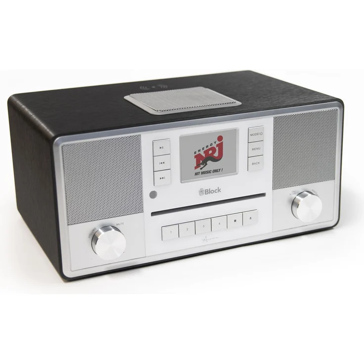 Audioblock Block Aurora SR-50 Tischradio, 36 Watt, schwarz – Bild 1