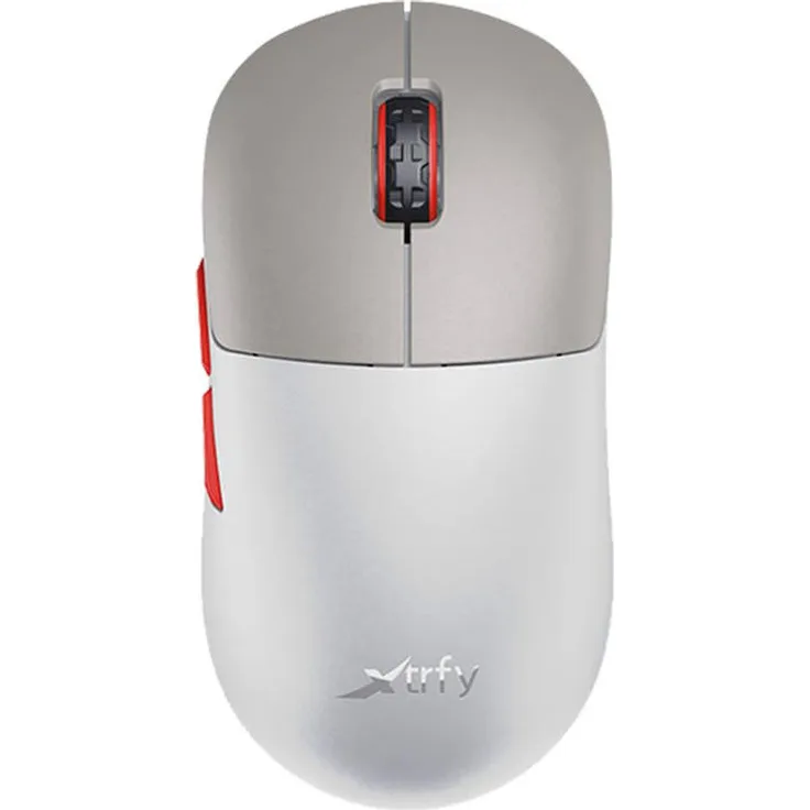XTRFY M8, Gaming-Maus, RF Wireless, grau (M8W-RETRO)