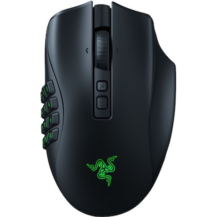 Razer Naga V2 Pro, Gaming-Maus, Bluetooth, schwarz (RZ01-04400100-R3G1)