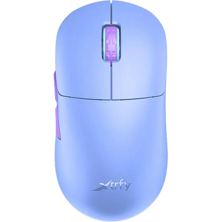 XTRFY M8, Gaming-Maus, RF Wireless, lila (M8W-FROSTY-PURPLE) – Bild 1